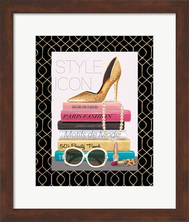 Framed Paris Style II Border Print