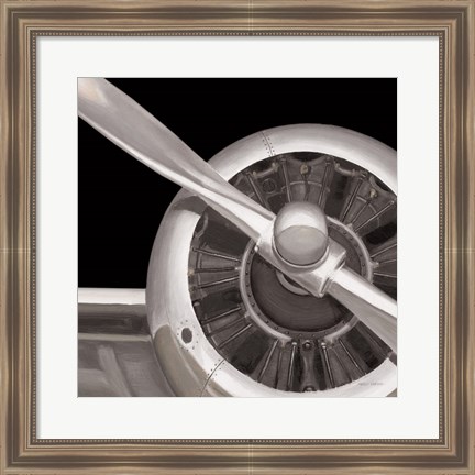 Framed Travel by Air III Dark Print