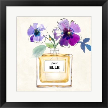 Framed Pour Elle I Print