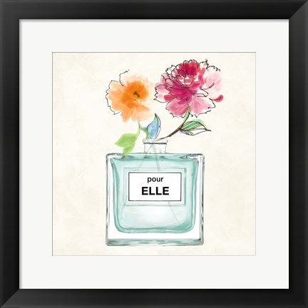 Framed Pour Elle II Print