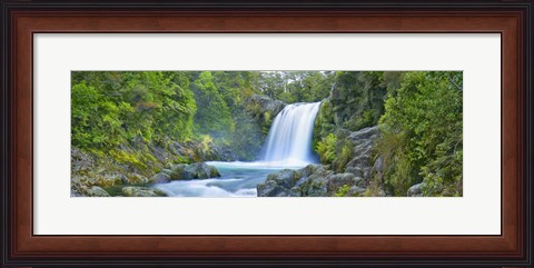 Framed Tawhai Falls, New Zealand (detail) Print