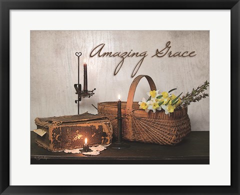 Framed Amazing Grace Print