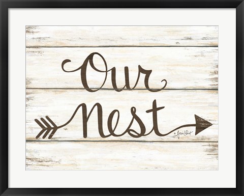 Framed Our Nest Print