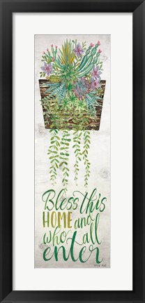 Framed Bless This Home Print