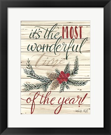 Framed Most Wonderful Time Print