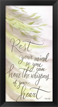 Framed Rest Your Mind Print