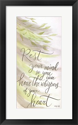 Framed Rest Your Mind Print