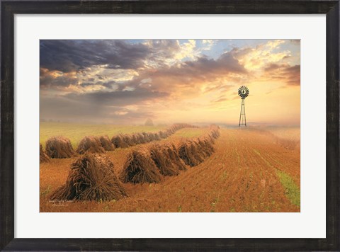 Framed Amish Country Sunrise Print