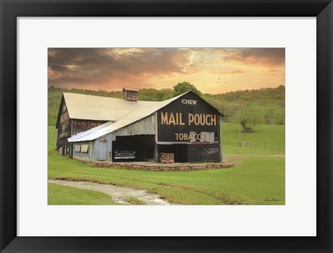 Framed Mail Pouch Barn Print