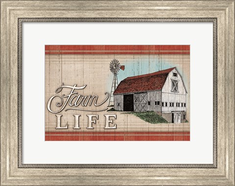 Framed Farm Life Print