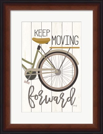 Framed Keep Moving Forward Print