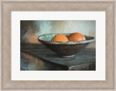 Framed Orange Still Life Print