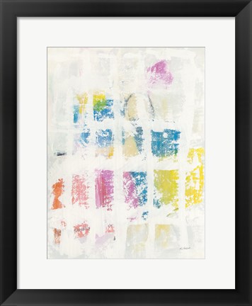 Framed Bright Blocks Print