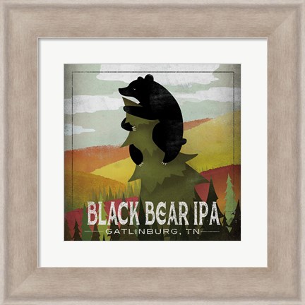 Framed Leaf Peeper Black Bear IPA Print