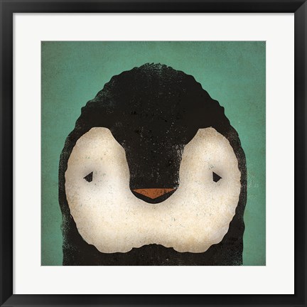 Framed Baby Penguin Print