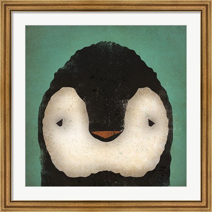 Framed Baby Penguin Print