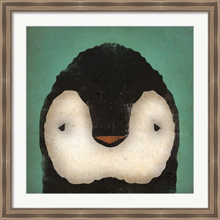 Framed Baby Penguin Print