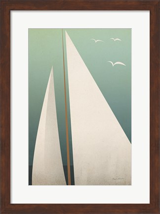 Framed Sails IV Print