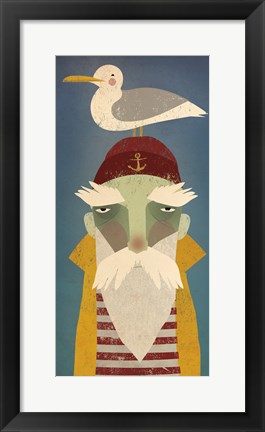 Framed Fisherman VIII Print