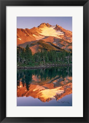 Framed Mount Jefferson Panel II Print