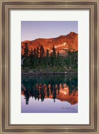 Framed Mount Jefferson Panel I Print