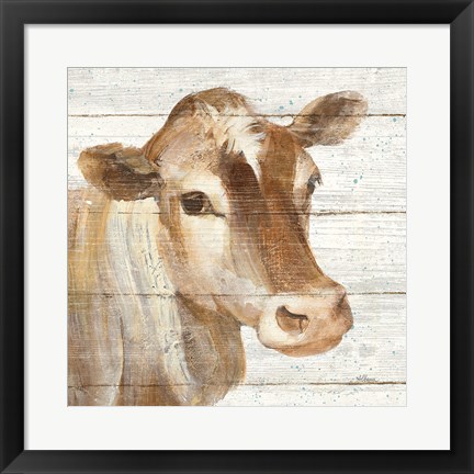 Framed Looking at You I Shiplap Print