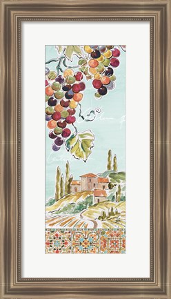 Framed Tuscan Breeze IV Print