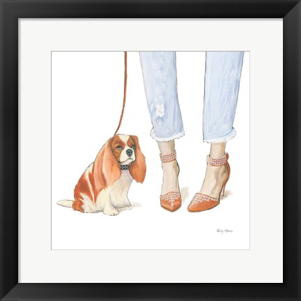 Framed Furry Fashion Friends IV Print