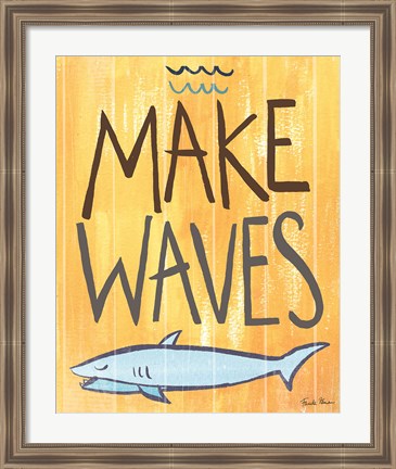 Framed Make Waves IV Print