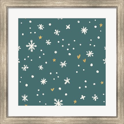 Framed Christmas Bloom Step 05C Print