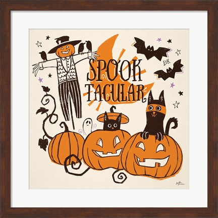 Framed Spooktacular V Print