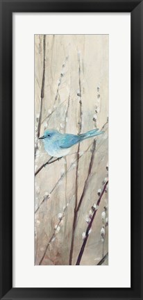 Framed Pretty Birds Neutral III Print