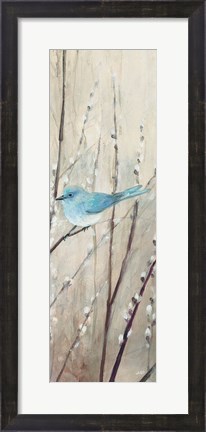 Framed Pretty Birds Neutral III Print
