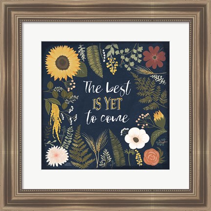 Framed Autumn Romance VI Print