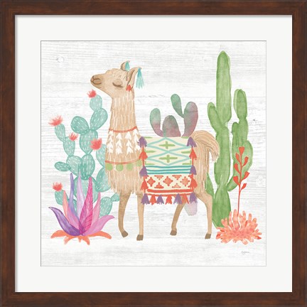 Framed Lovely Llamas IV Print