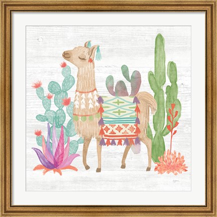 Framed Lovely Llamas IV Print