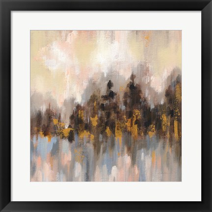 Framed Blushing Forest I Print