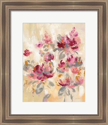 Framed Floral Reflections II Print