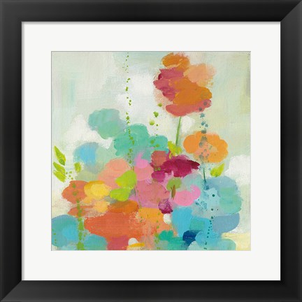 Framed Longstem Bouquet II Square I Print