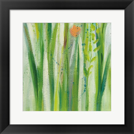 Framed Longstem Bouquet I Square III Print