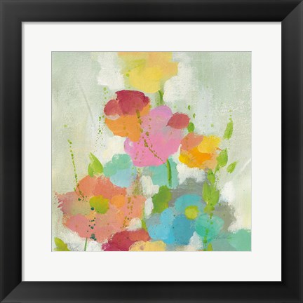 Framed Longstem Bouquet I Square I Print