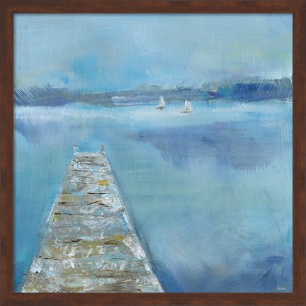 Framed Lake Edge II Print