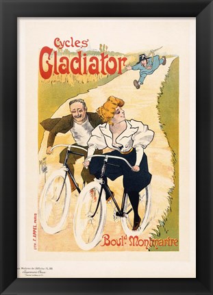 Framed Cycles Gladiator Print