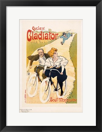 Framed Cycles Gladiator Print