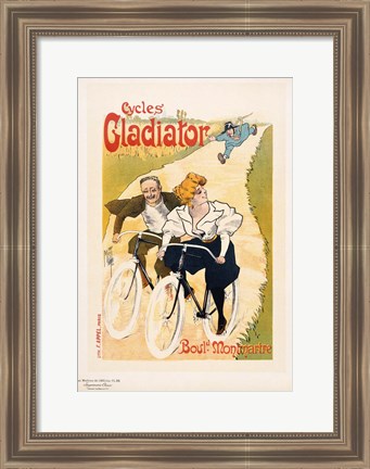 Framed Cycles Gladiator Print