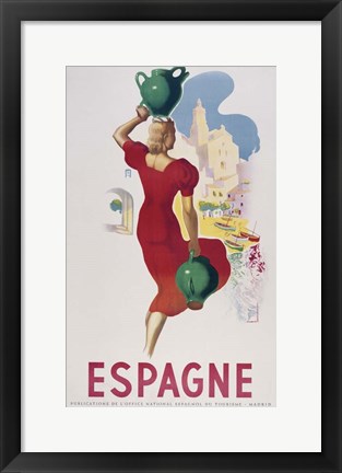 Framed Espagne Print