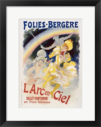 Framed Folies Bergere Print