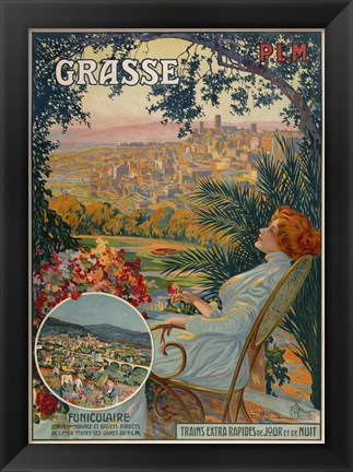Framed Grasse Print