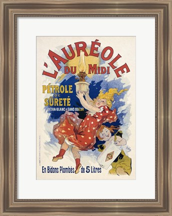 Framed L&#39;Aureole Print