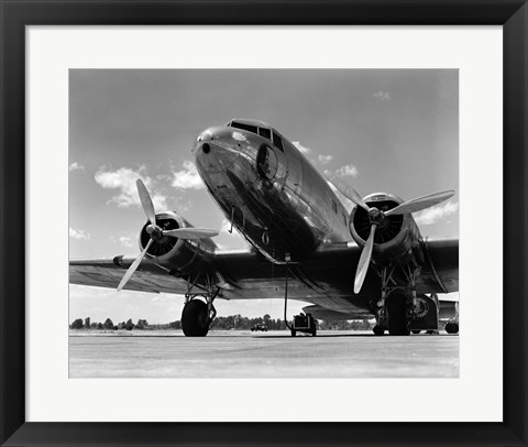 Framed 1940s Domestic Propeller Passenger Print